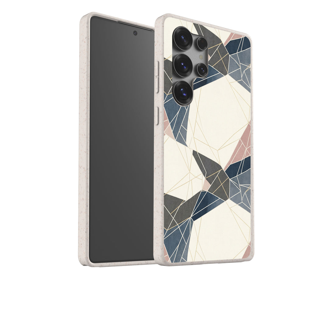 Frozen Lake Geometry by Elsi Vaarala Bio-degradable Case for Samsung Galaxy — Finnaij