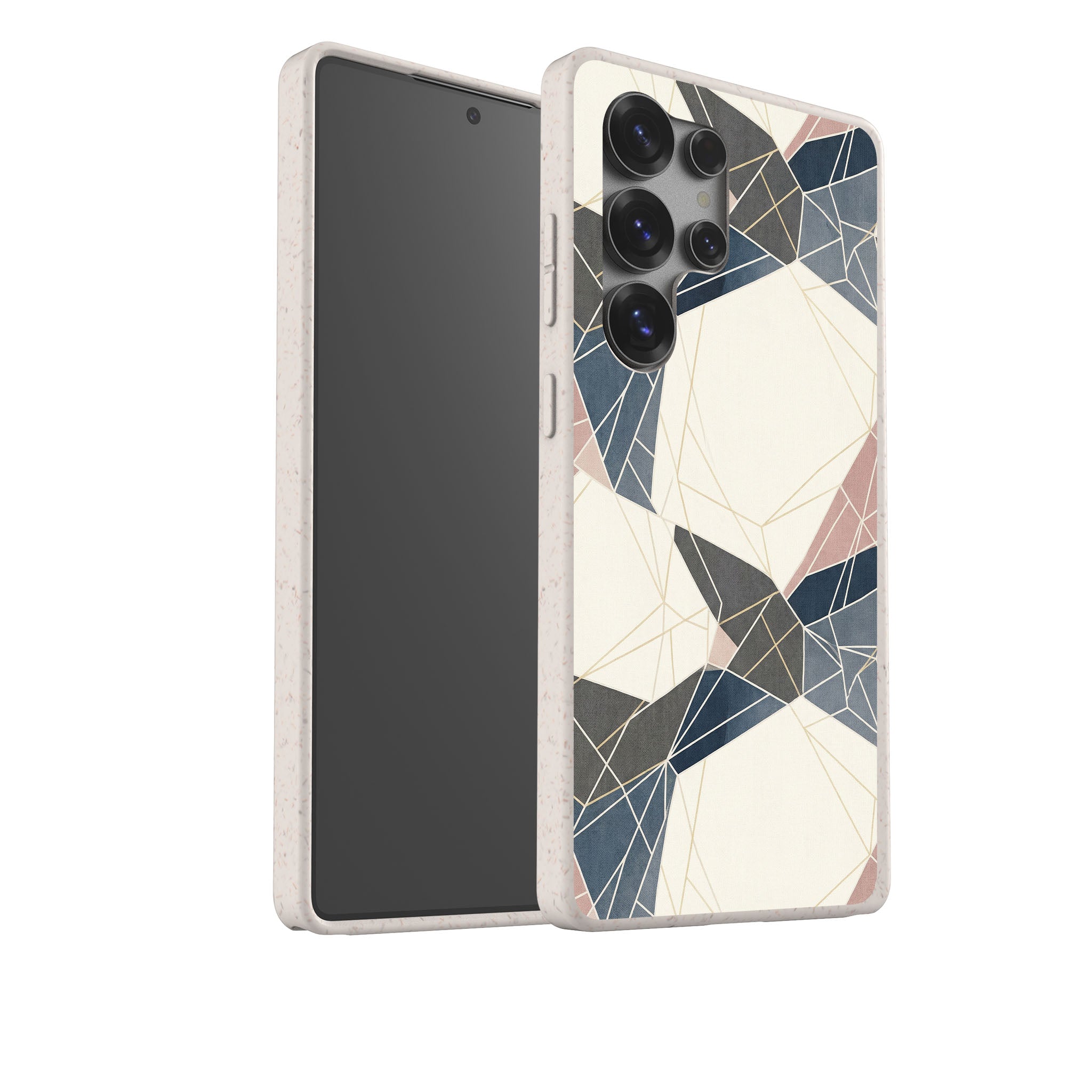 Frozen Lake Geometry by Elsi Vaarala Bio-degradable Case for Samsung Galaxy — Finnaij