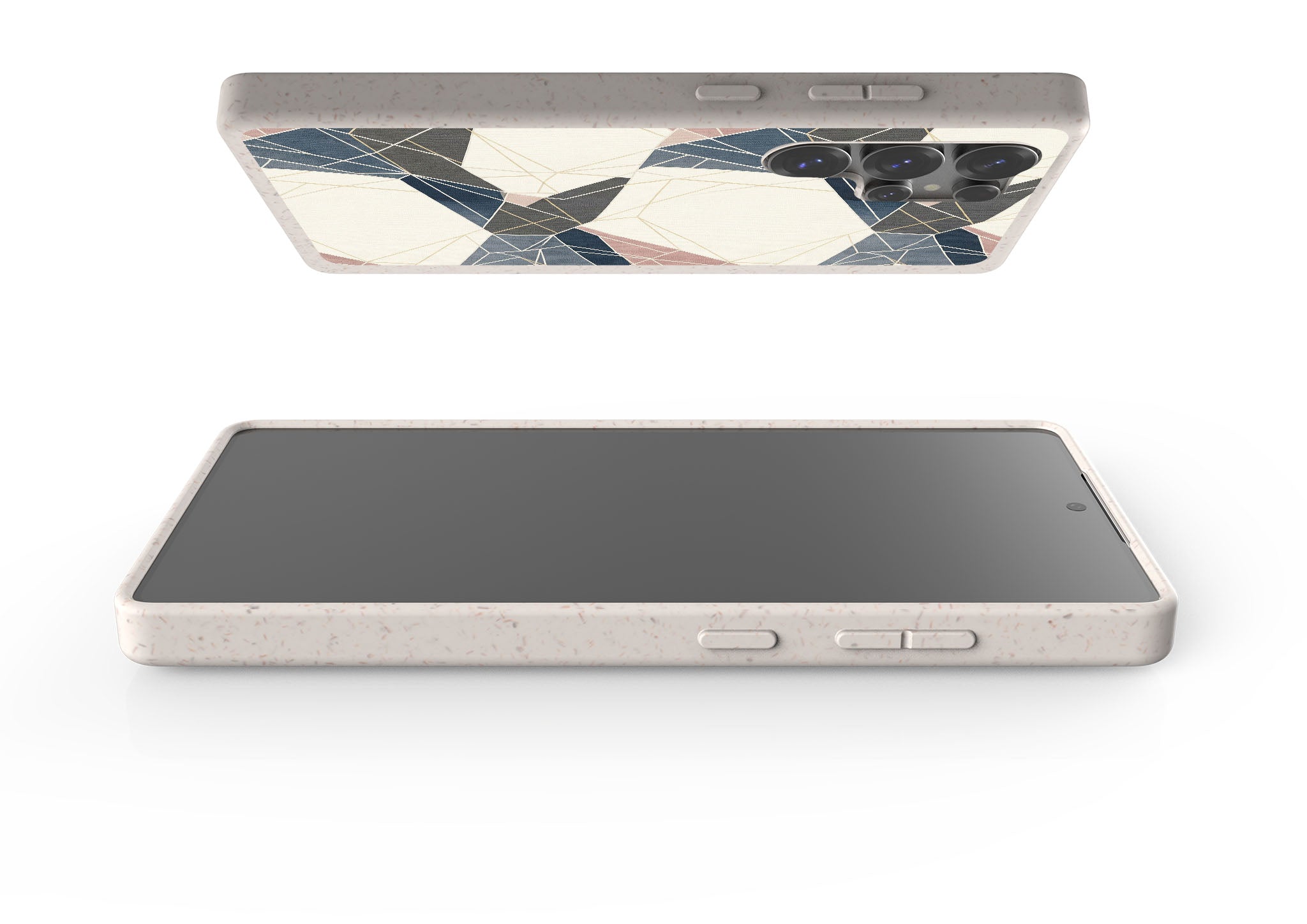 Frozen Lake Geometry by Elsi Vaarala — Galaxy Bio-degradable Case for Samsung Galaxy — Finnaij