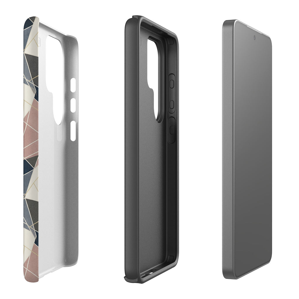 Frozen Lake Geometry by Elsi Vaarala Tough Case for Samsung Galaxy — Finnaij