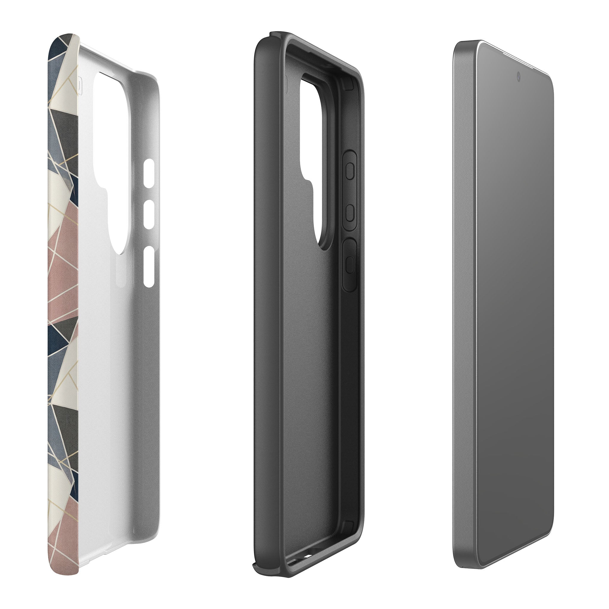 Frozen Lake Geometry by Elsi Vaarala Tough Case for Samsung Galaxy — Finnaij