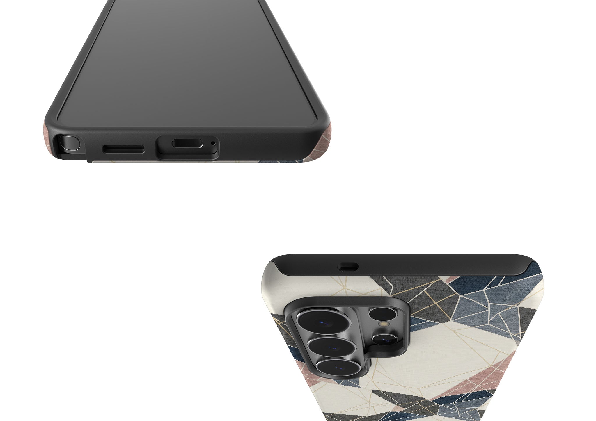 Frozen Lake Geometry by Elsi Vaarala — Tough Case for Samsung Galaxy — Finnaij