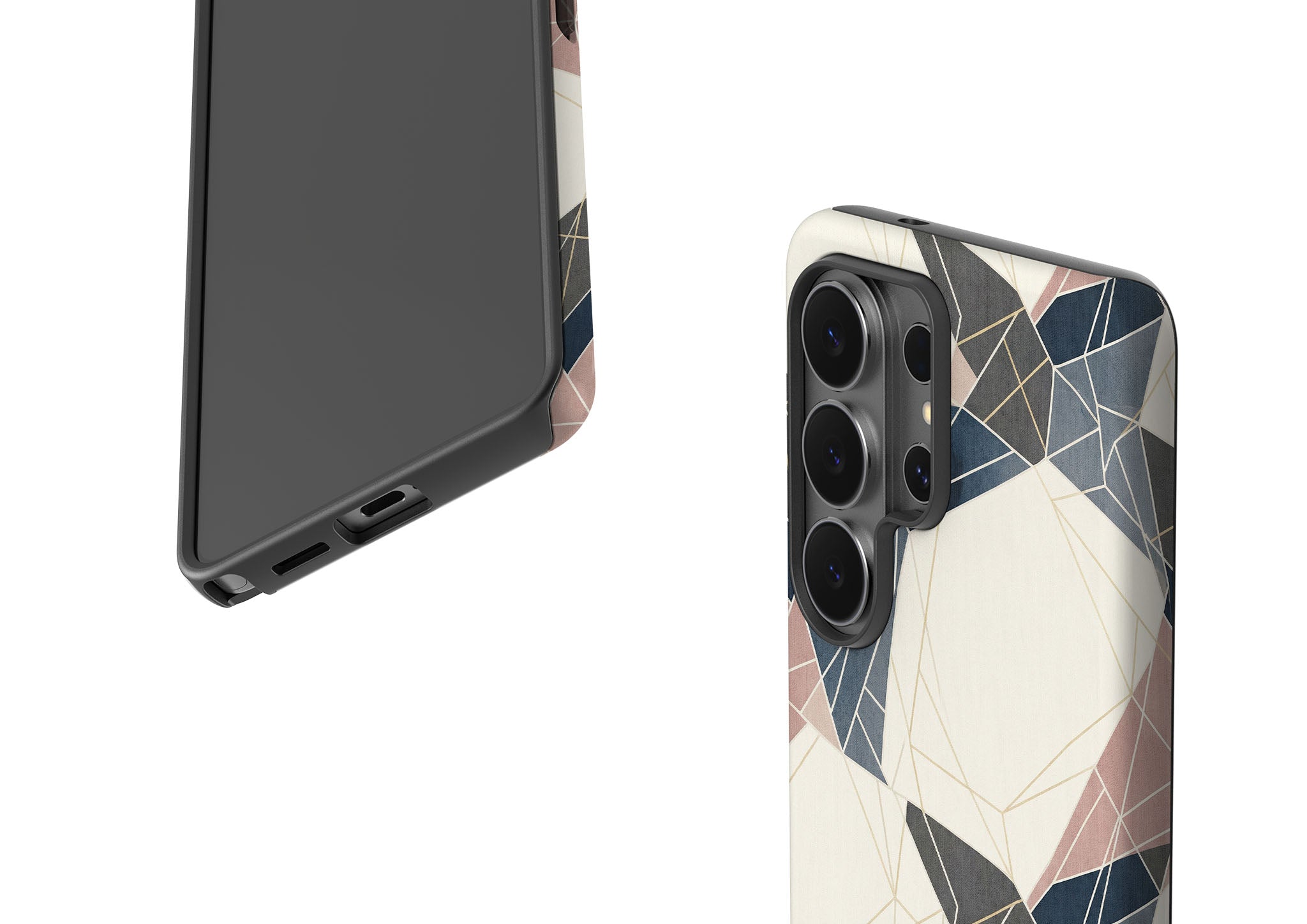 Frozen Lake Geometry by Elsi Vaarala — Tough Case for Samsung Galaxy — Finnaij