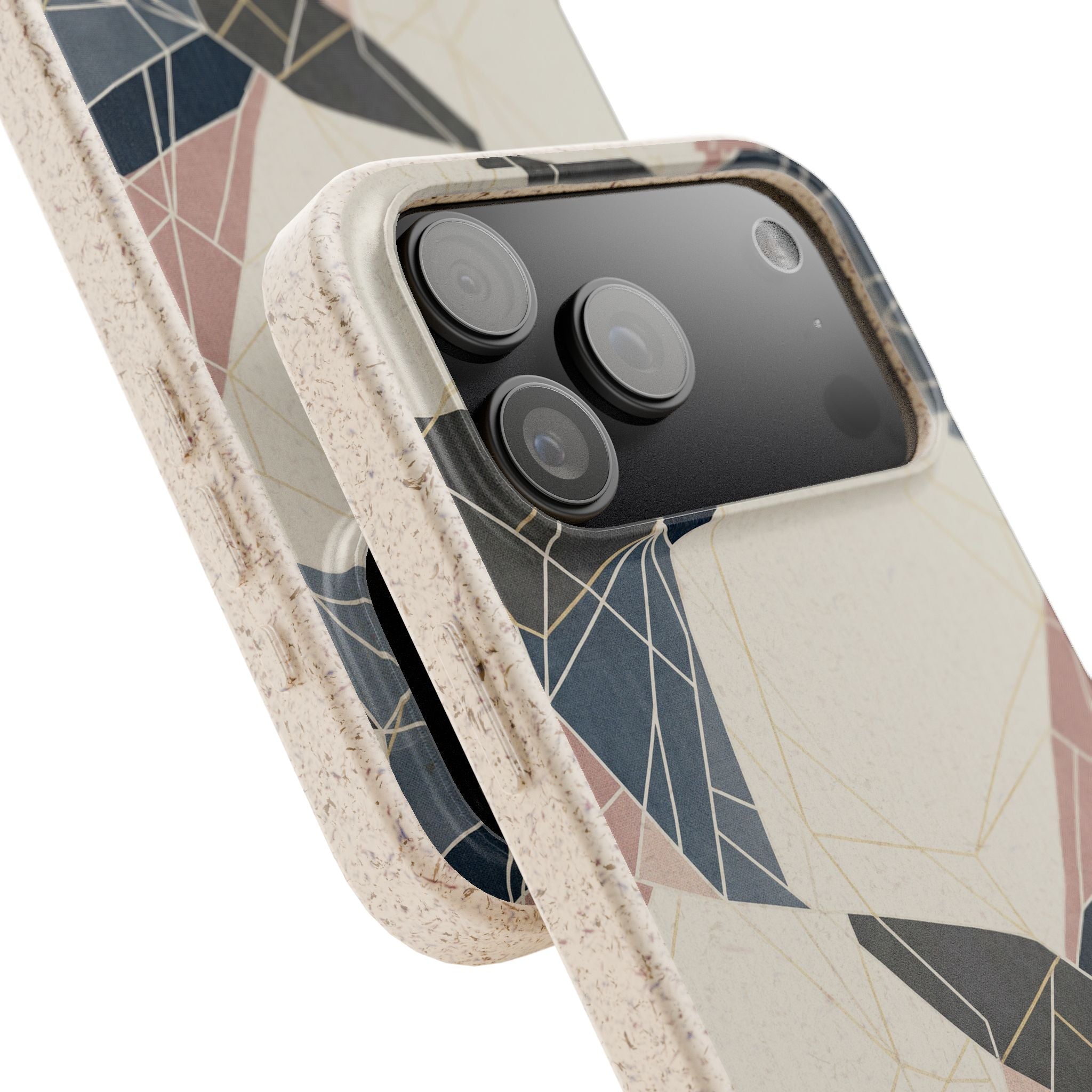 Frozen Lake Geometry by Elsi Vaarala — iPhone Bio-degradable Case — Finnaij