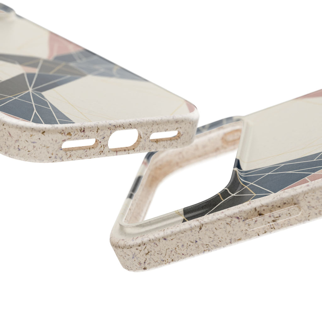 Frozen Lake Geometry by Elsi Vaarala — iPhone Bio-degradable Case — Finnaij