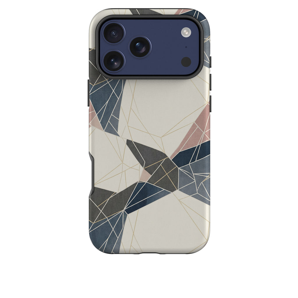 Frozen Lake Geometry by Elsi Vaarala Tough Case for iPhone — Finnaij