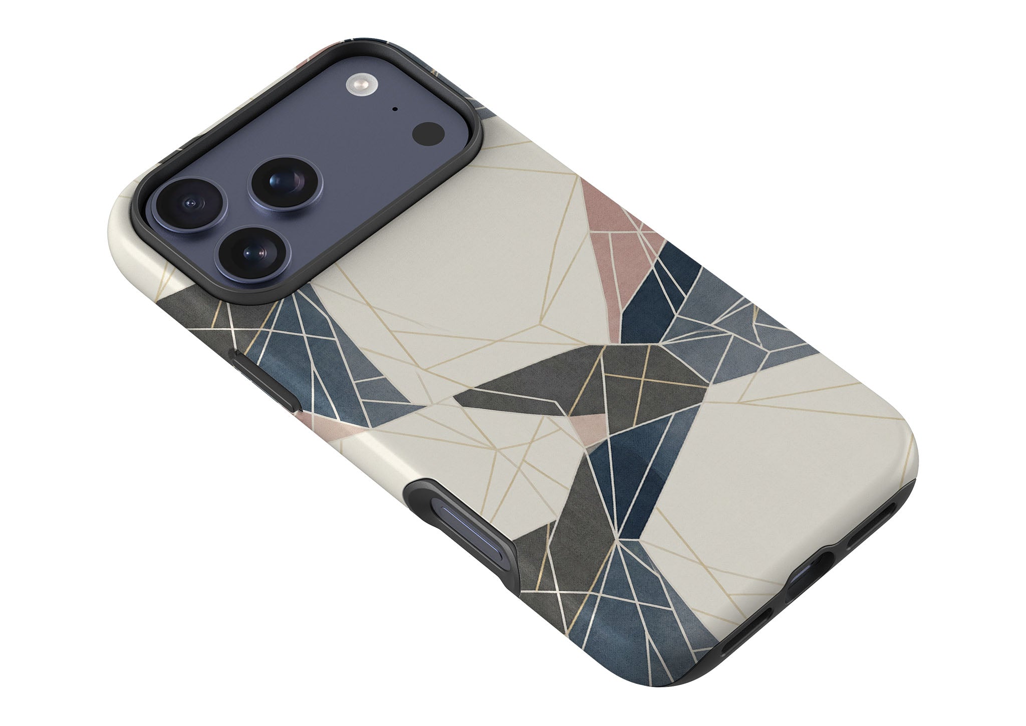 Frozen Lake Geometry by Elsi Vaarala — Tough Case for iPhone — Finnaij