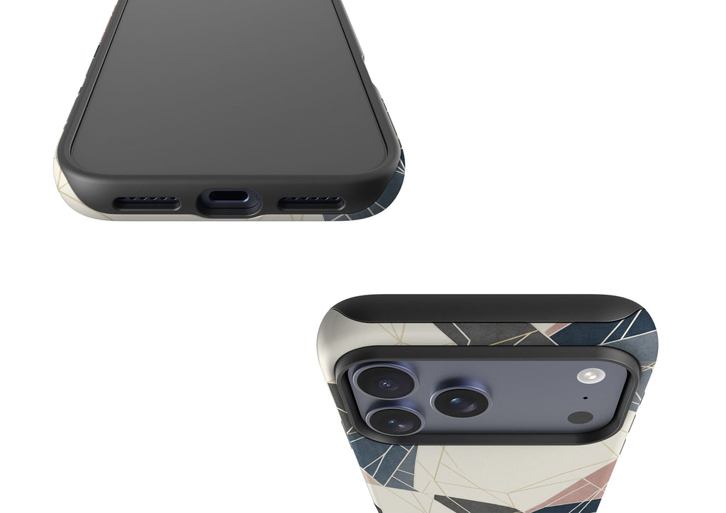 Frozen Lake Geometry by Elsi Vaarala — Tough Case for iPhone — Finnaij