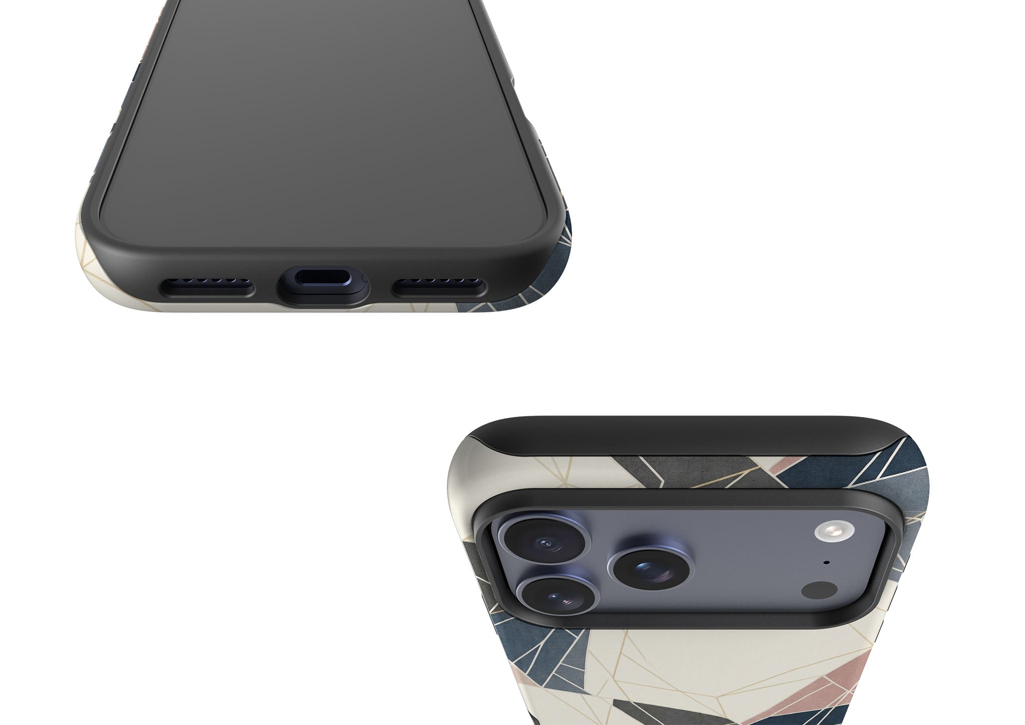 Frozen Lake Geometry by Elsi Vaarala — Tough Case for iPhone — Finnaij