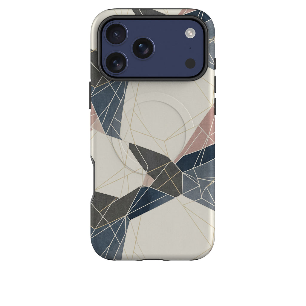 Frozen Lake Geometry by Elsi Vaarala — Magsafe Tough Case for iPhone — Finnaij