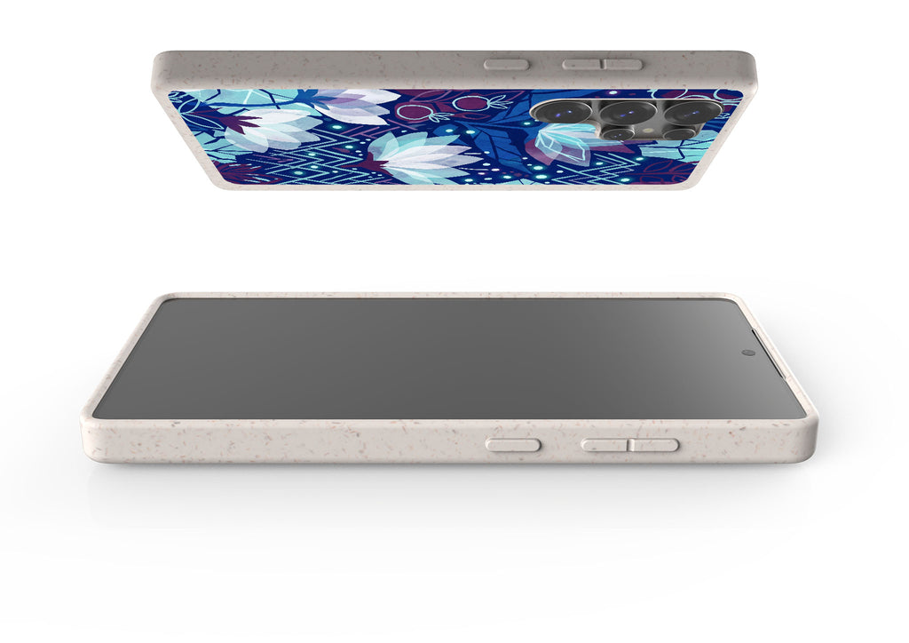 Frozen Lake Petals by Aino Kallio Bio-degradable Case for Samsung Galaxy — Finnaij