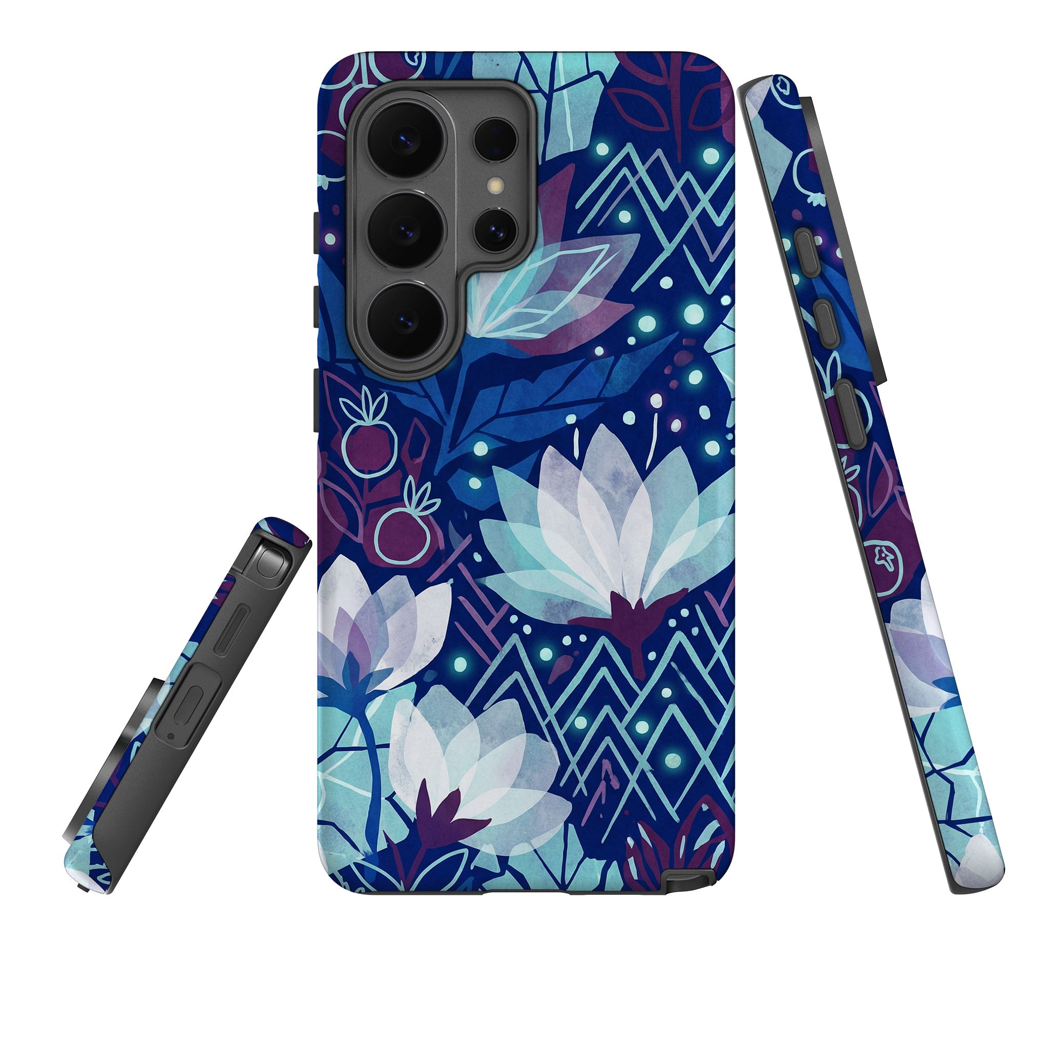 Frozen Lake Petals by Aino Kallio Tough Case for Samsung Galaxy — Finnaij