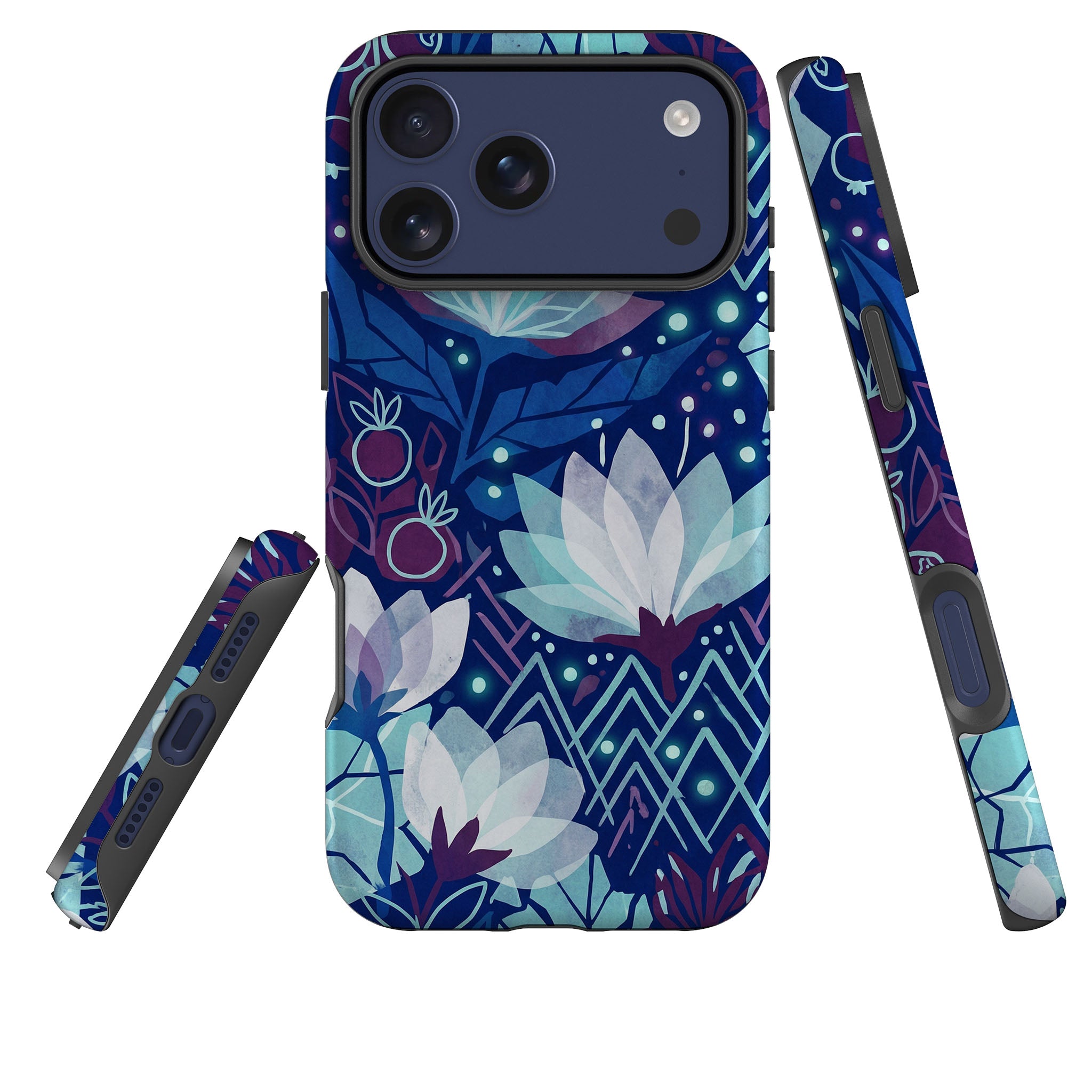 Frozen Lake Petals by Aino Kallio Tough Case for iPhone — Finnaij