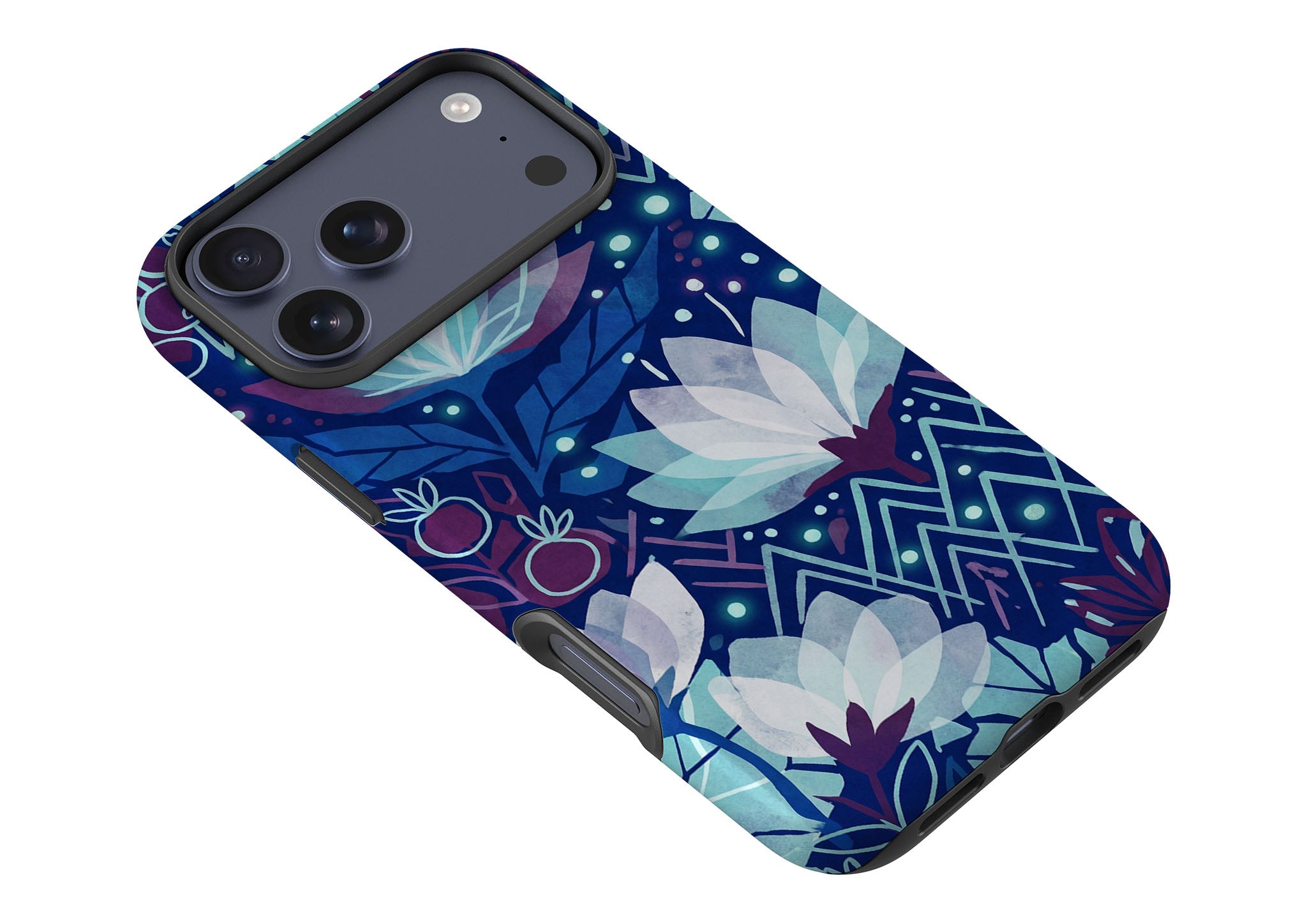 Frozen Lake Petals by Aino Kallio Tough Case for iPhone — Finnaij