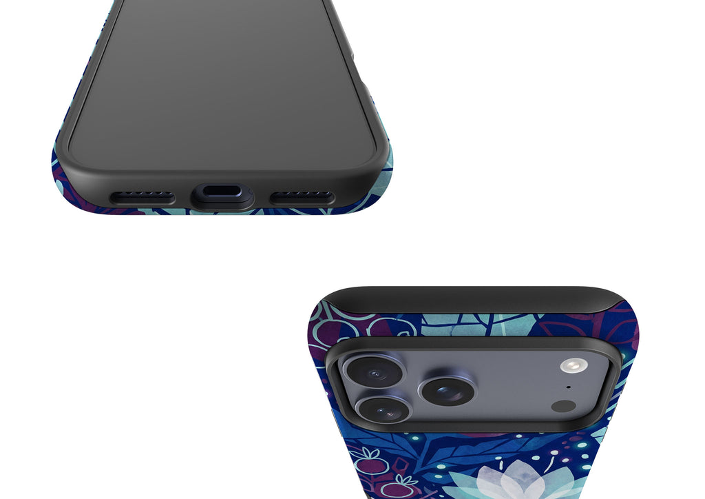 Frozen Lake Petals by Aino Kallio Tough Case for iPhone — Finnaij