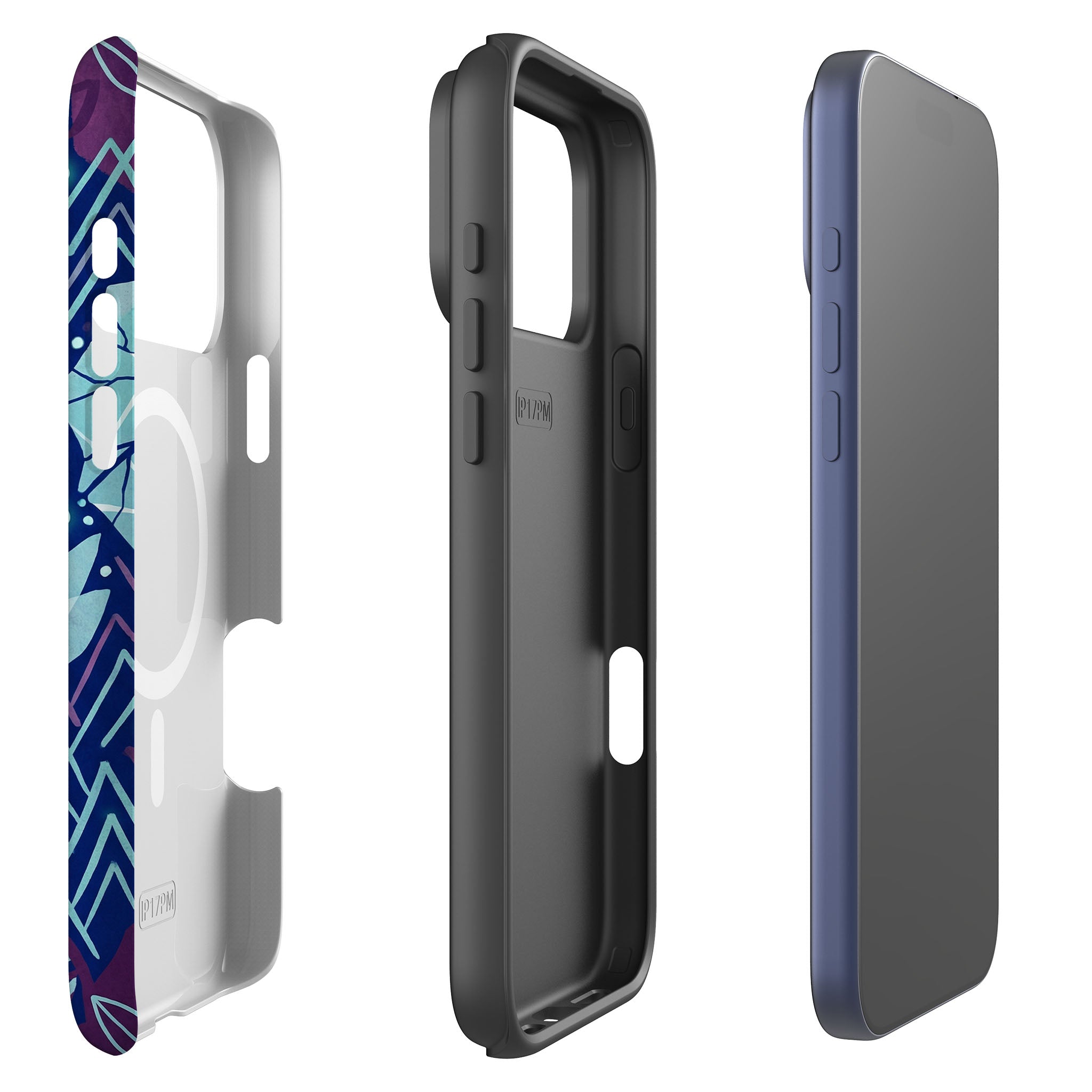 Frozen Lake Petals by Aino Kallio — Magsafe Tough Case for iPhone — Finnaij