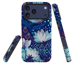 Frozen Lake Petals by Aino Kallio — Magsafe Tough Case for iPhone — Three Quarter — Finnaij
