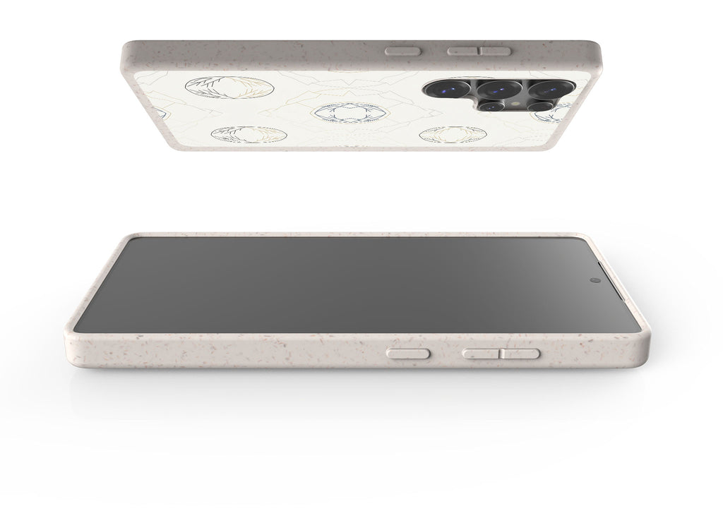 Frozen Lake Silence by Elsi Vaarala — Galaxy Bio-degradable Case for Samsung Galaxy — Finnaij