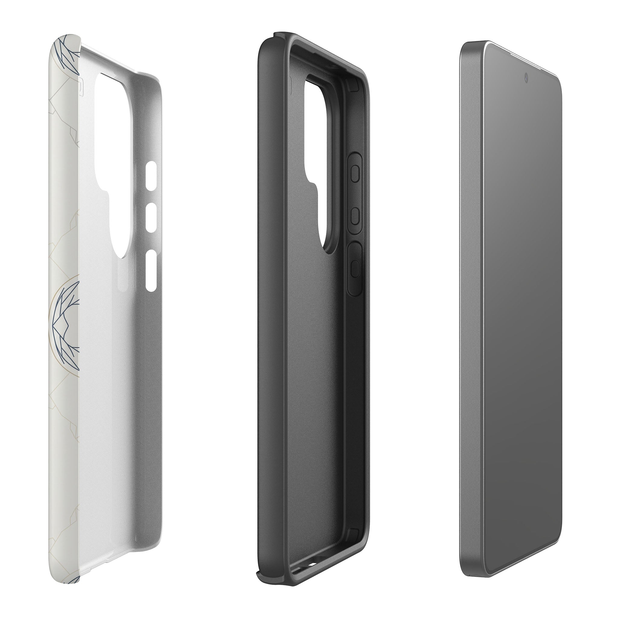 Frozen Lake Silence by Elsi Vaarala Tough Case for Samsung Galaxy — Finnaij