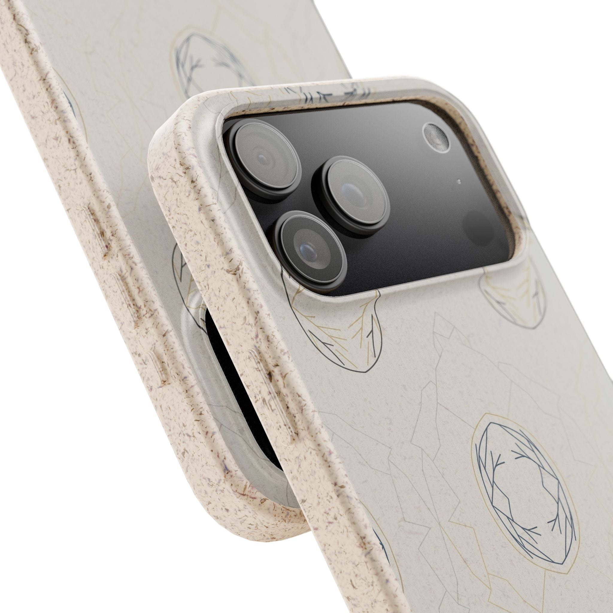Frozen Lake Silence by Elsi Vaarala — iPhone Bio-degradable Case — Finnaij
