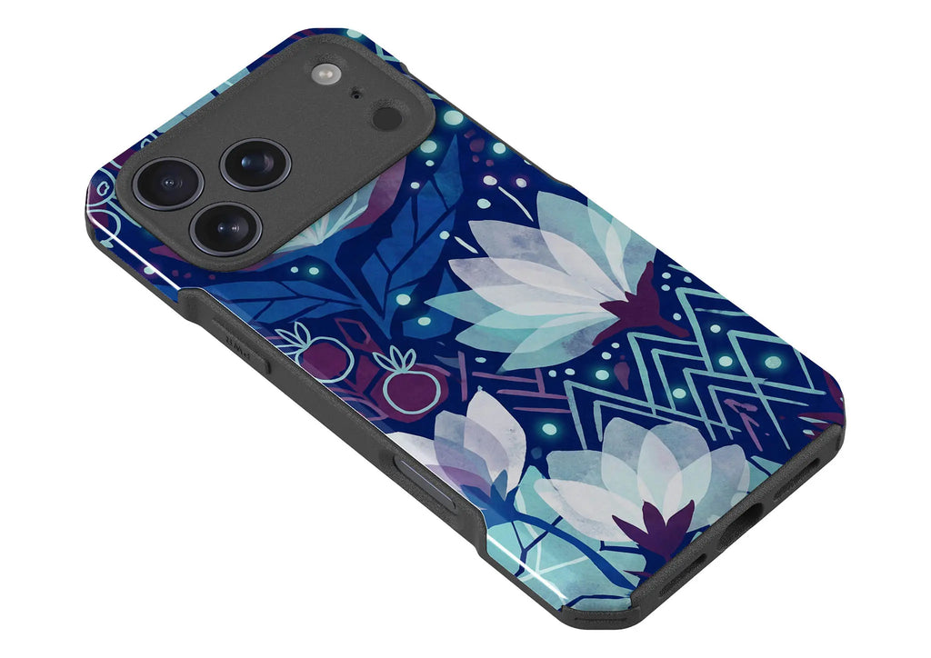 Frozen Lake Petals by Aino Kallio — Impact Armour MagSafe Case for iPhone — Finnaij