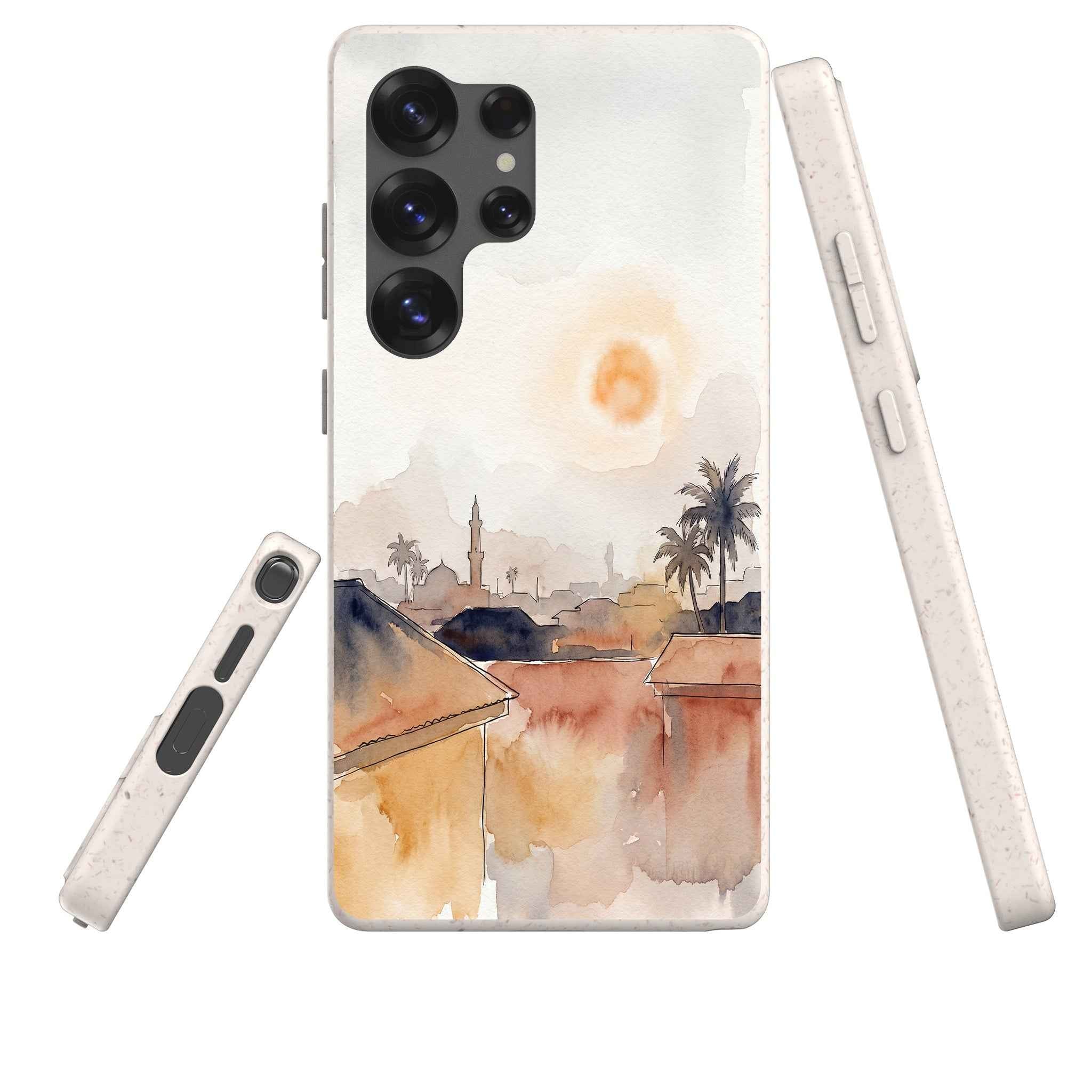 Harmattan Sky by Tobi Akinyemi — Galaxy Bio-degradable Case for Samsung Galaxy — Three Quarter — Finnaij