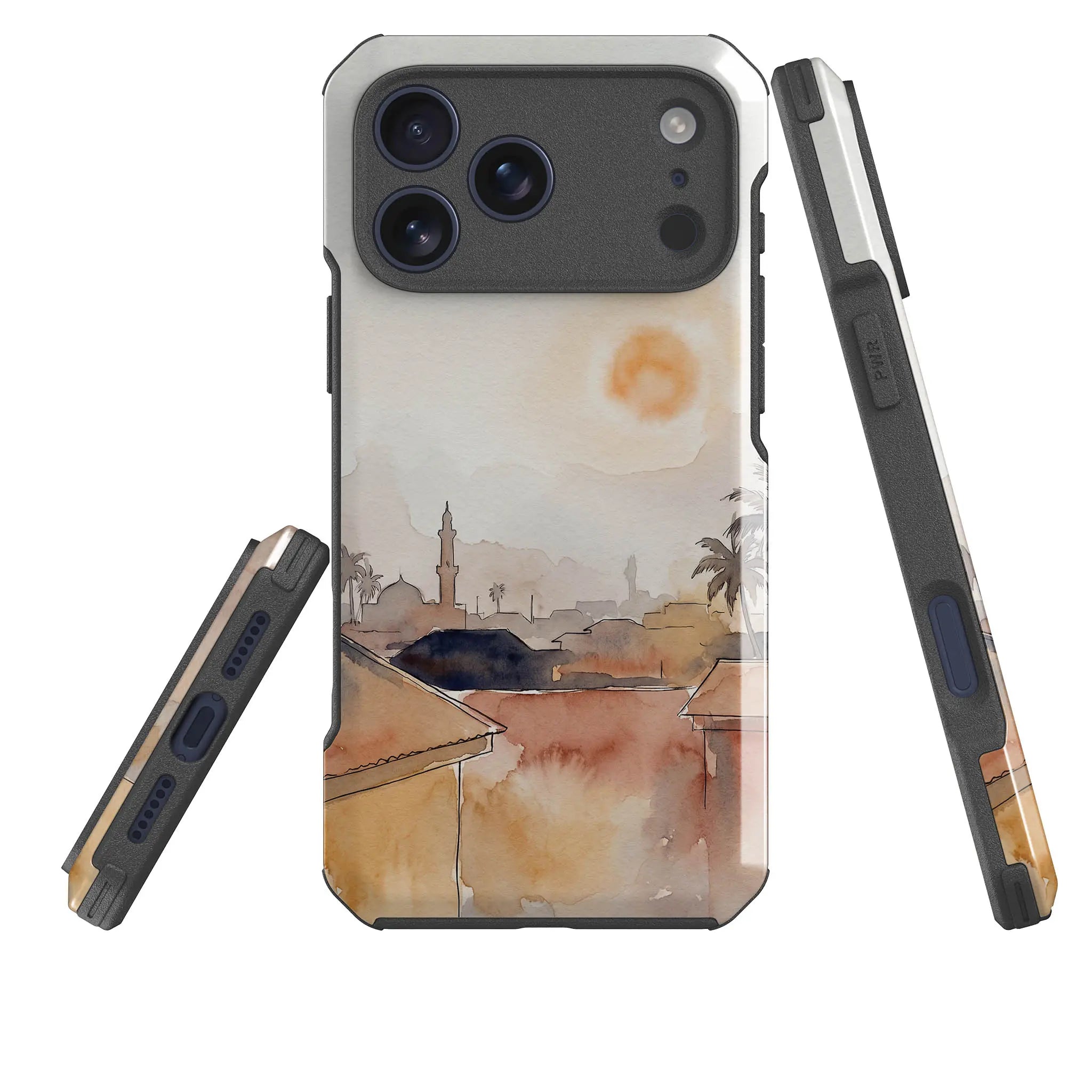 Harmattan Sky by Tobi Akinyemi — Impact Armour MagSafe Case for iPhone — Three Quarter — Finnaij