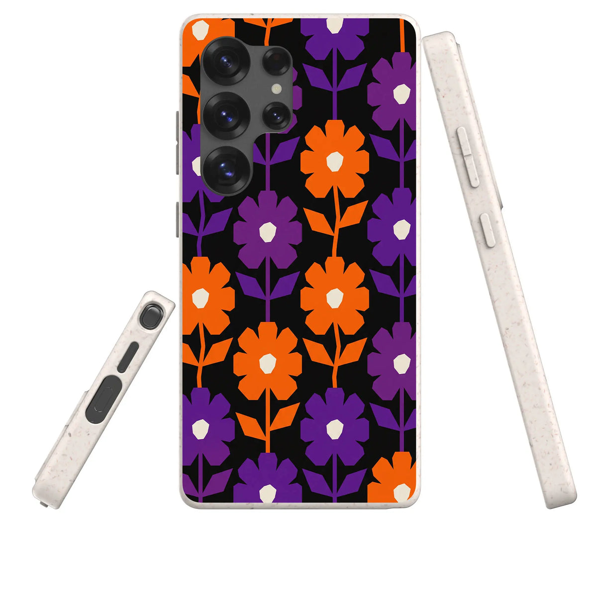 Haunted Bloom — Samsung Galaxy Bio-degradable Case — Three Quarter — Finnaij