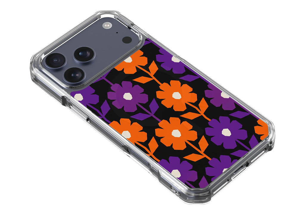 Haunted Bloom — Magsafe Clear Impact Case for iPhone — Finnaij