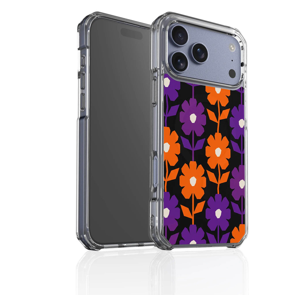 Haunted Bloom — Magsafe Clear Impact Case for iPhone — Finnaij