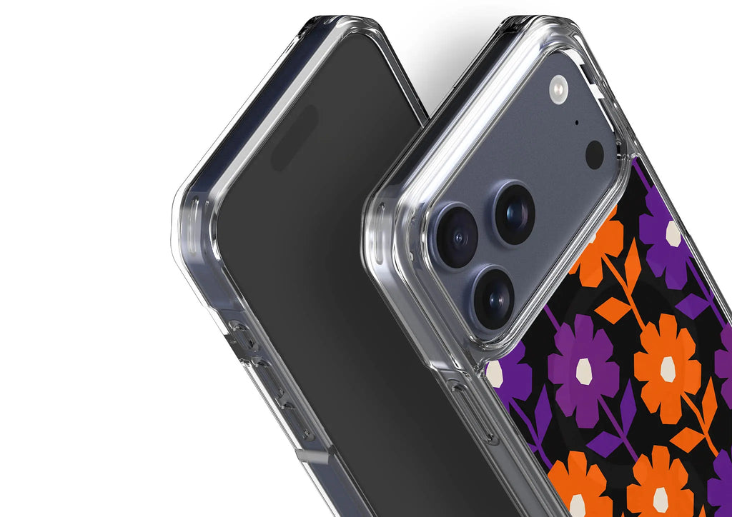 Haunted Bloom — Magsafe Clear Impact Case for iPhone — Finnaij
