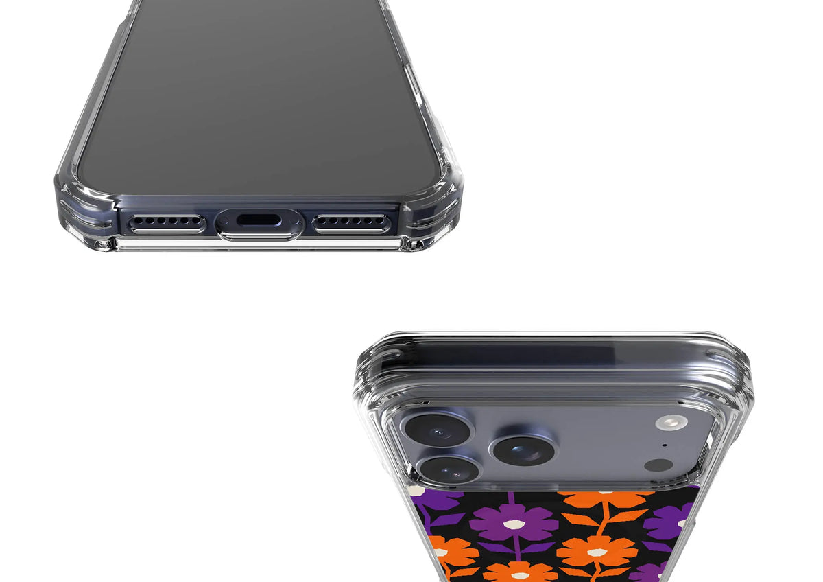 Haunted Bloom — Magsafe Clear Impact Case for iPhone — Finnaij