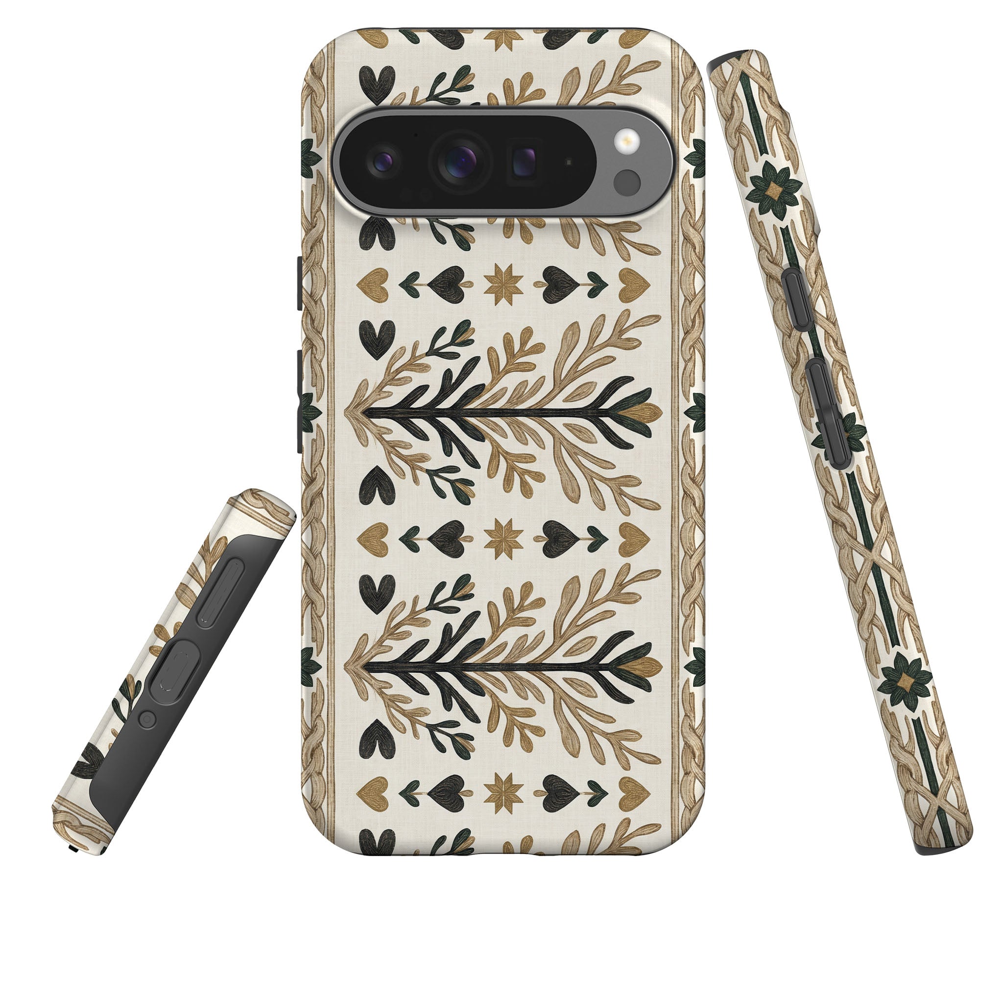 Heritage Border by Elsi Vaarala Tough Case for Google Pixel — Finnaij