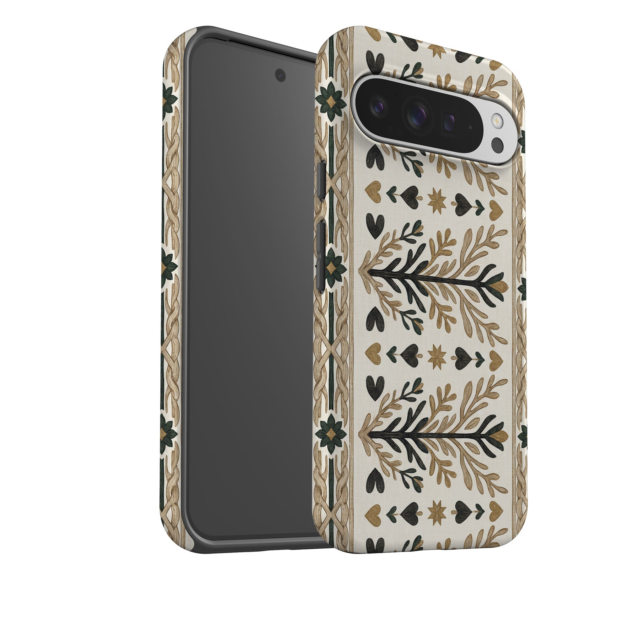 Heritage Border by Elsi Vaarala Tough Case for Google Pixel — Finnaij