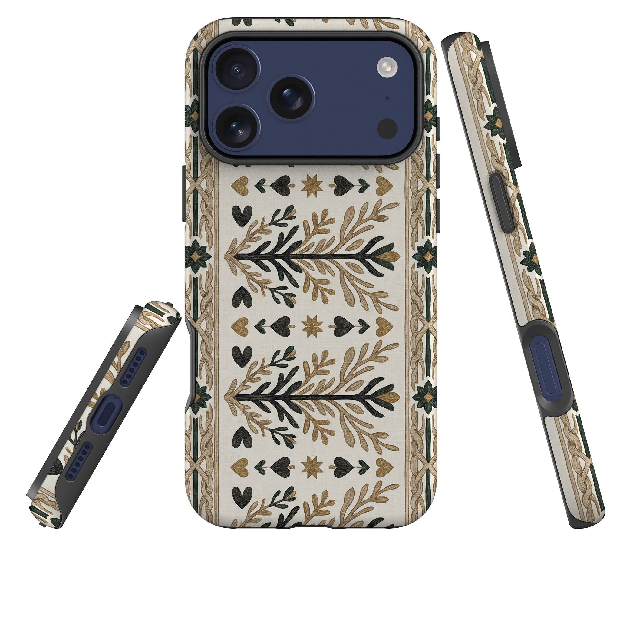Heritage Border by Elsi Vaarala Tough Case for iPhone — Finnaij