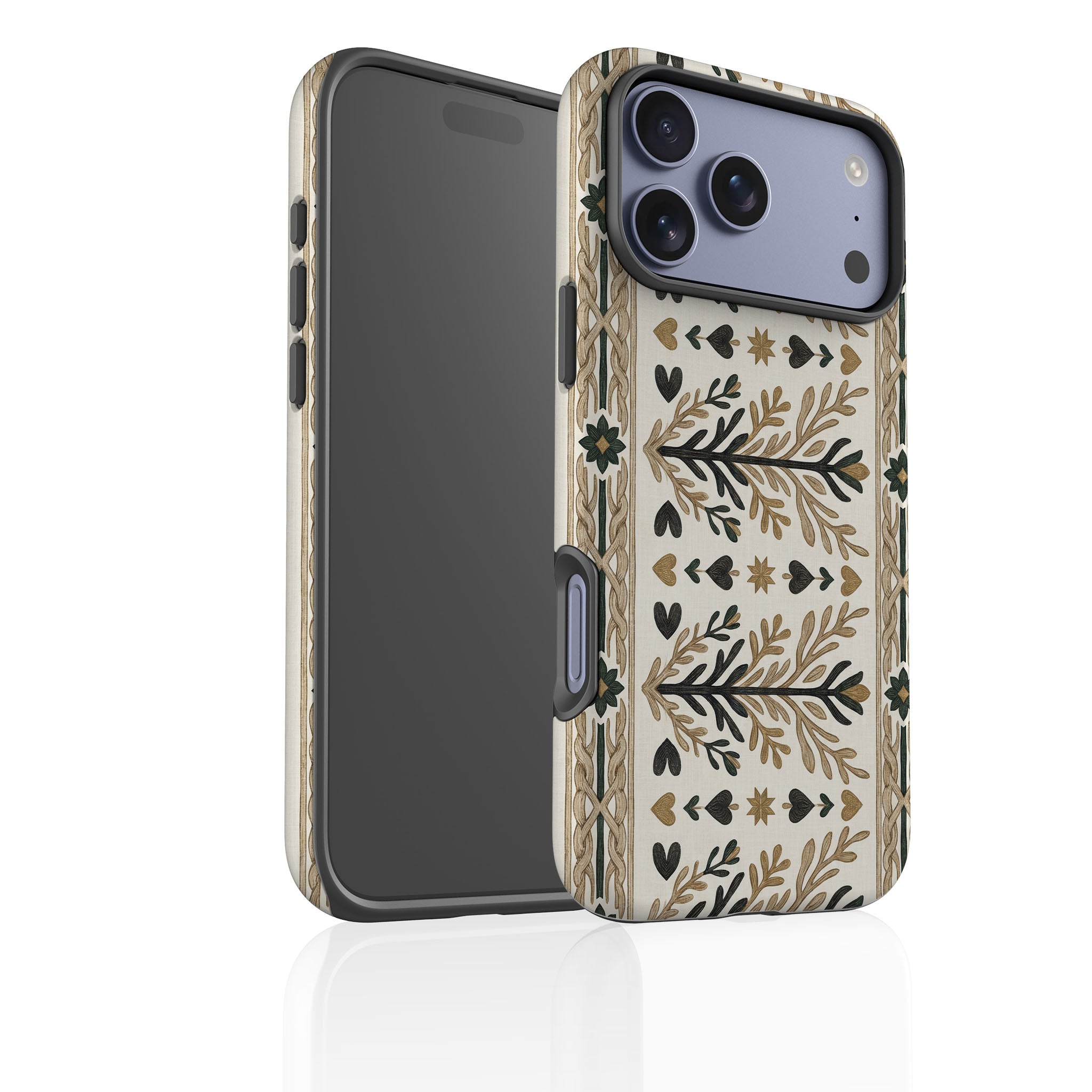 Heritage Border by Elsi Vaarala Tough Case for iPhone — Finnaij