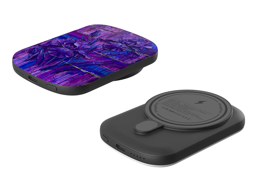 Iris Flowers by Frida Lövström — MagSafe CHARGEPOD — Finnaij