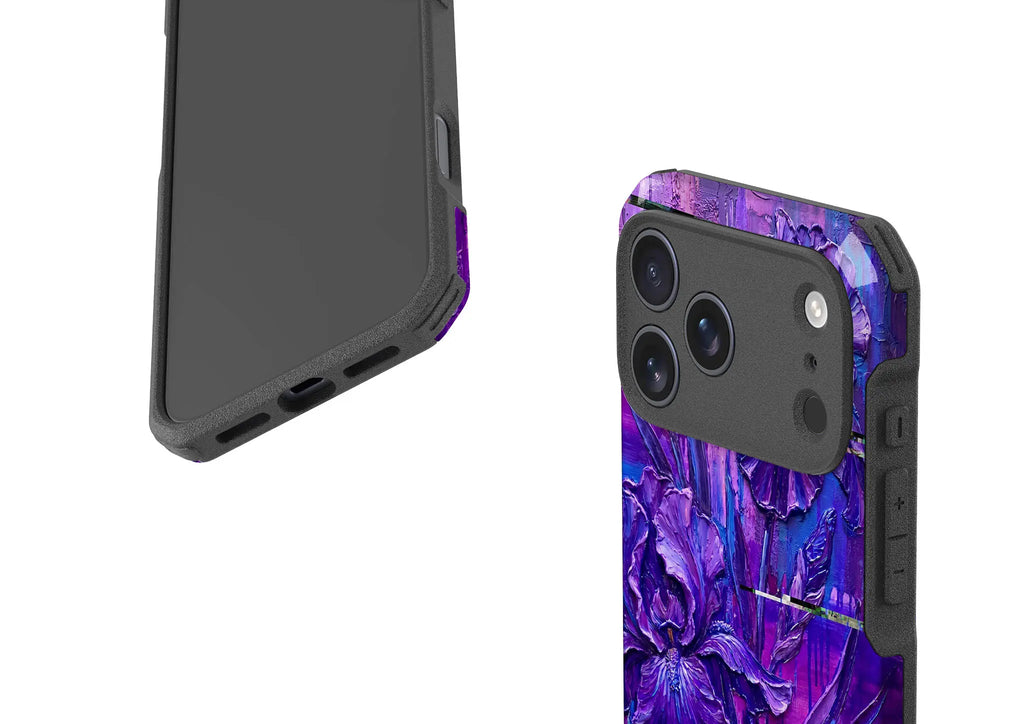 Iris Flowers by Frida Lövström — Impact Armour MagSafe Case for iPhone — Finnaij
