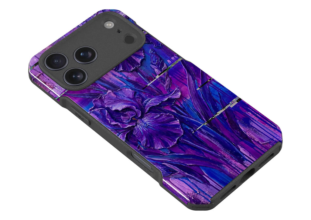 Iris Flowers by Frida Lövström — Impact Armour MagSafe Case for iPhone — Finnaij