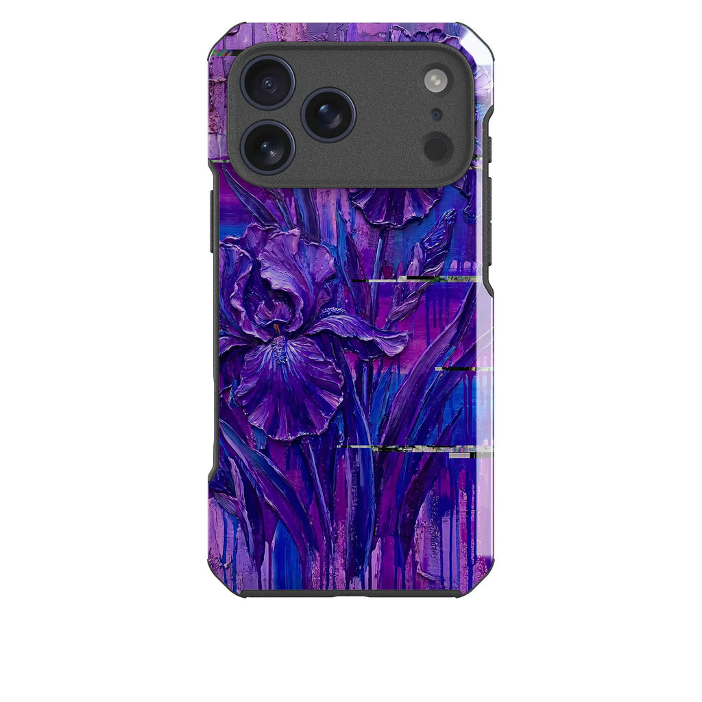 Iris Flowers by Frida Lövström — Impact Armour MagSafe Case for iPhone — Finnaij