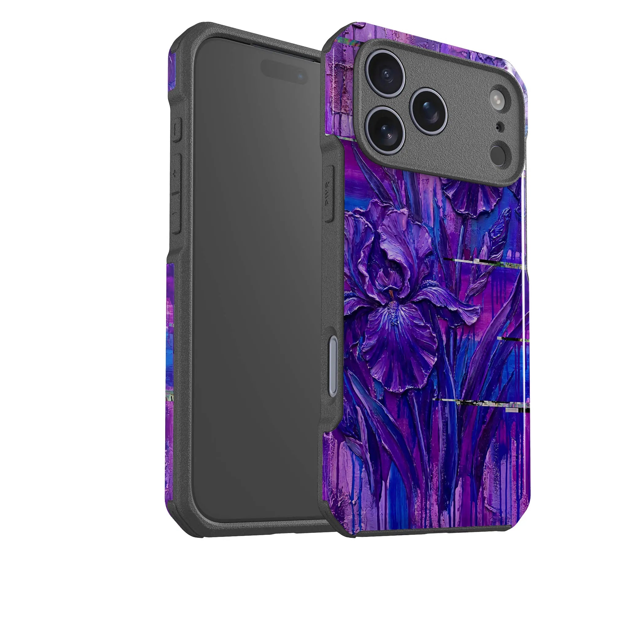 Iris Flowers by Frida Lövström — Impact Armour MagSafe Case for iPhone — Finnaij