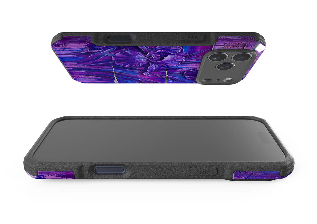 Iris Flowers by Frida Lövström — Impact Armour MagSafe Case for iPhone — Finnaij
