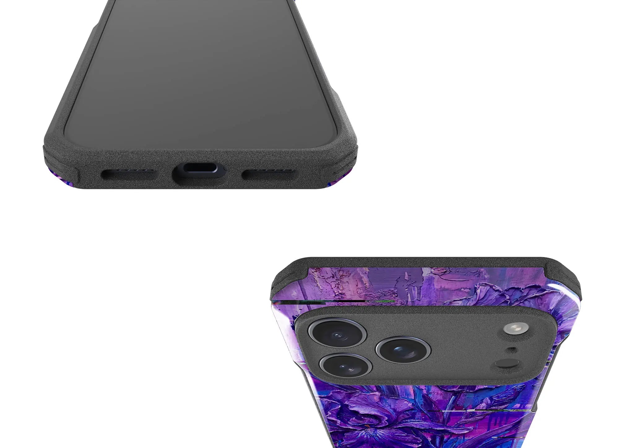 Iris Flowers by Frida Lövström — Impact Armour MagSafe Case for iPhone — Finnaij