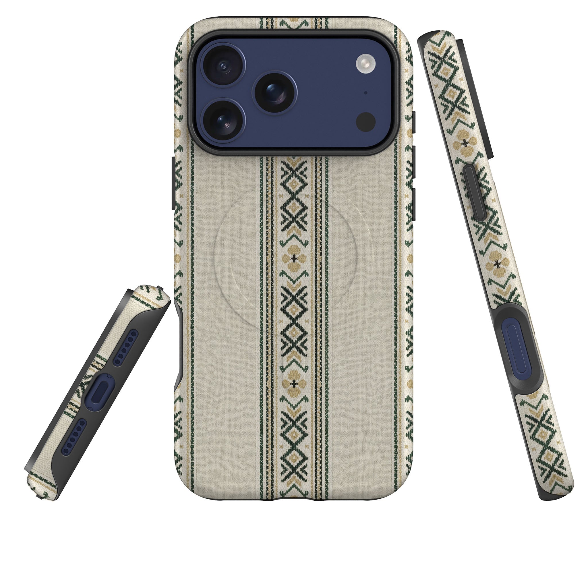 Karelian Ribbon Luxe by Elsi Vaarala — Magsafe Tough Case for iPhone — Three Quarter — Finnaij