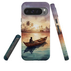 Lagoon Morning by Tobi Akinyemi — Tough Case for Google Pixel — Three Quarter — Finnaij