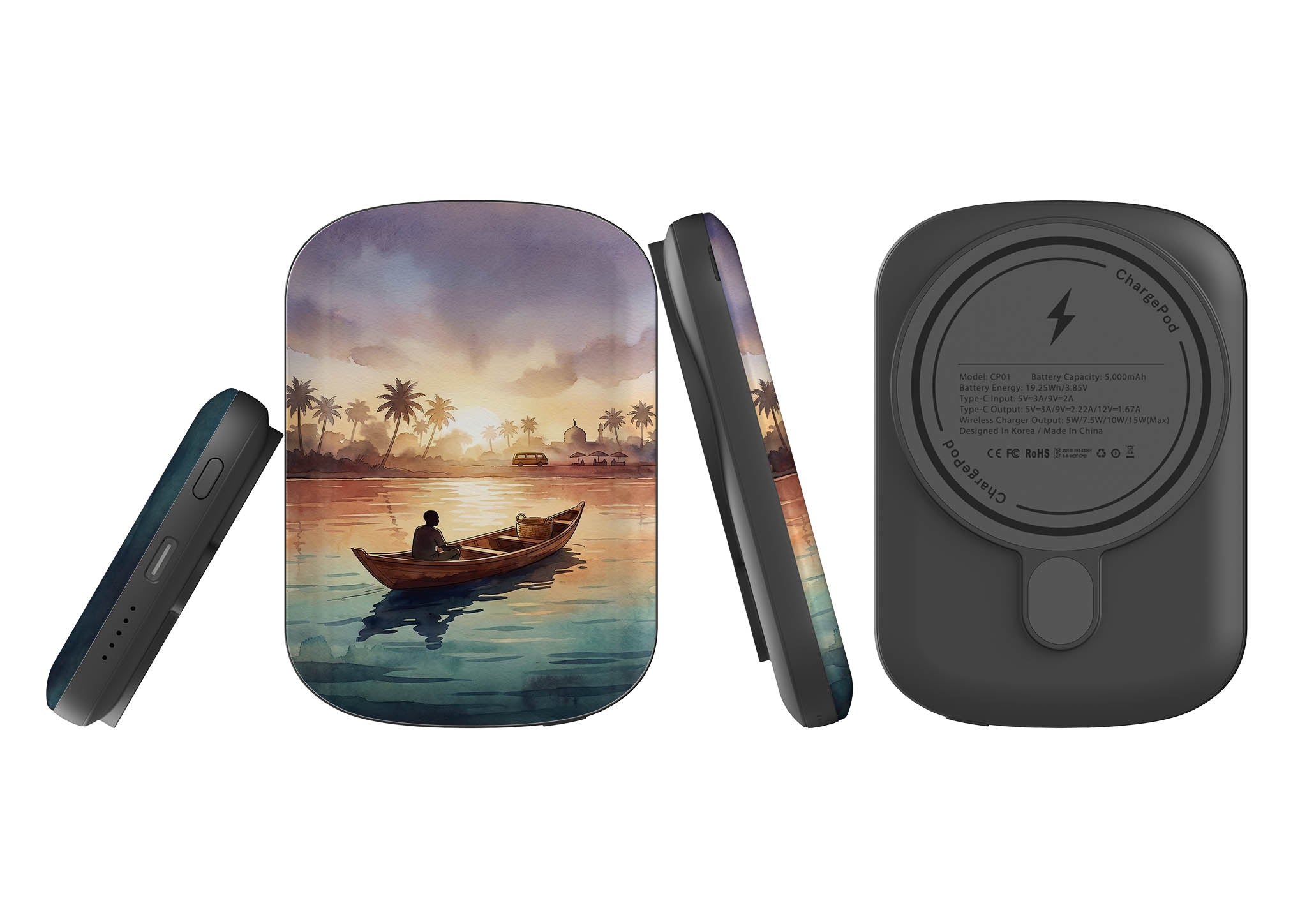 Lagoon Morning by Tobi Akinyemi — MagSafe CHARGEPOD — Finnaij