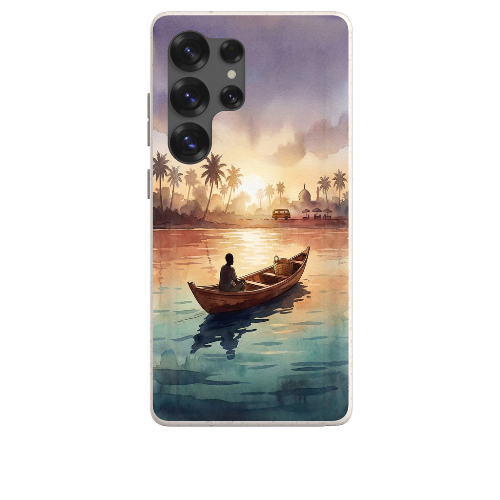 Lagoon Morning by Tobi Akinyemi — Galaxy Bio-degradable Case for Samsung Galaxy — Finnaij