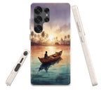 Lagoon Morning by Tobi Akinyemi — Galaxy Bio-degradable Case for Samsung Galaxy — Three Quarter — Finnaij