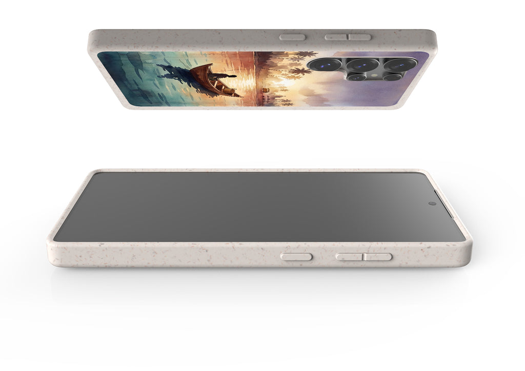 Lagoon Morning by Tobi Akinyemi — Galaxy Bio-degradable Case for Samsung Galaxy — Finnaij
