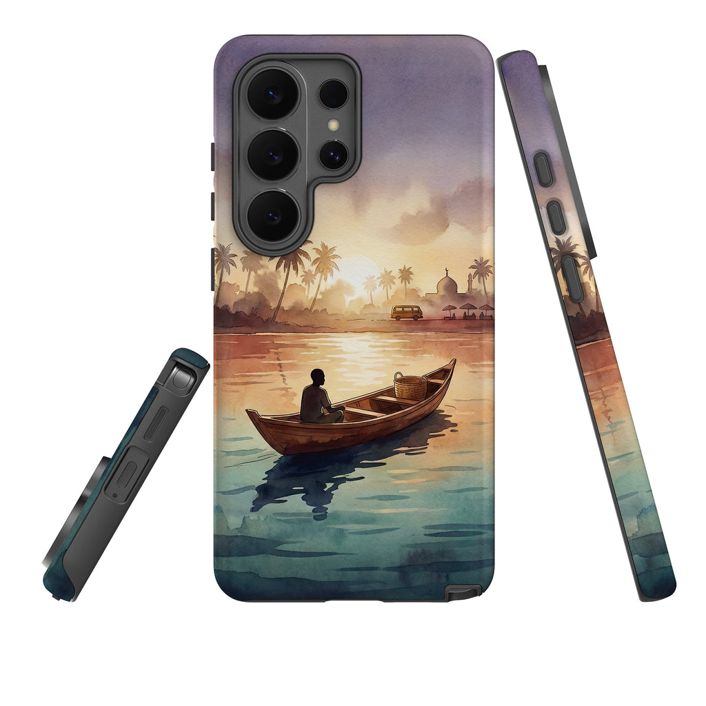 Lagoon Morning by Tobi Akinyemi — Tough Case for Samsung Galaxy — Three Quarter — Finnaij